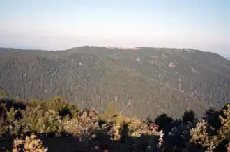 Der Ballon de Servance vom Elsässer Belchen aus gesehen