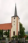 Die Kirche in Sondernau