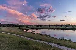 Sonnenuntergang am Südufer
