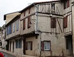 Alte Häuser im Zentrum von Sorèze
