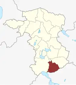 Lage des Vester Broby Sogn in der Sorø Kommune