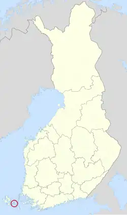 Lage von Sottunga in Finnland