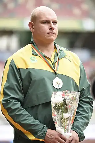 Allan Cumming bei den Afrikameisterschaften 2024 in Douala