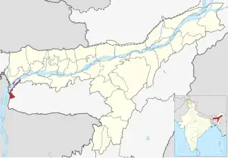 Lagekarte des Distrikts