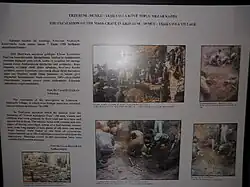 Eine Ausgrabung einer Massengrabstätte in der Stadt Erzurum