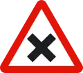P-2 Kreuzung oder Einmündung mit Vorfahrt von rechts