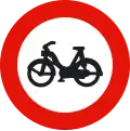 R-105 Einfahrtverbot für Mofas