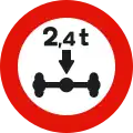 R-202 Achslastbeschränkung