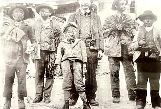 Kaminfeger in Mailand um 1900