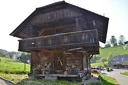 Typischer Speicher des frühen 19. Jahrhunderts (1803), 1995 sorgfältige Restaurierung