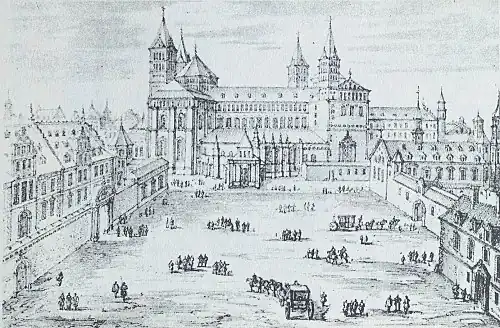Dom und Bischofspfalz, um 1650