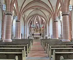 Blick ins Innere der Kirche