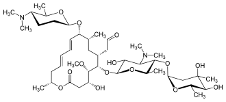 Struktur von Spiramycin I