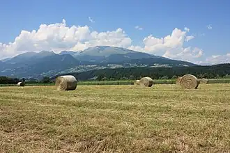 Gmeineck von Spittal aus gesehen