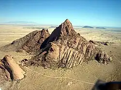 Spitzkoppe aus der Luft