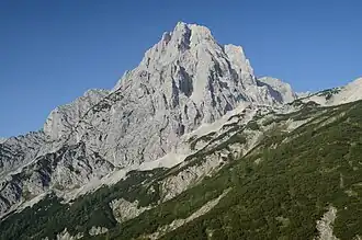 Spitzmauer von Nordosten (Prielschutzhaus)