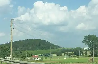 Blick aus Richtung Kallmerode zum Köpfchen