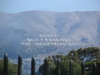 Blick auf den „Sign Hill“