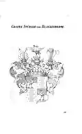 Gemehrtes Wappen der Grafen Stürgkh von Blankenwerth, nach Tyroff AT