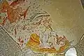 Fresko im Chor. Mitte links