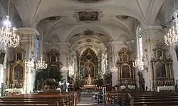 Kirchenschiff St. Margarethen Waldkirch