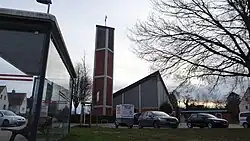 Katholische St.-Johannes-Kirche in Neustadt in Holstein am 5. Februar 2023