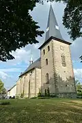 Außenansicht der Kirche St.&nbsp;Michael in Berge