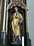 Figur des hl. Laurentius (1875) am Hochaltar
