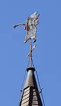 Wetterfahne auf dem Dachreiter