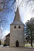 Turm der St. Andreaskirche aus dem 12. Jahrhundert