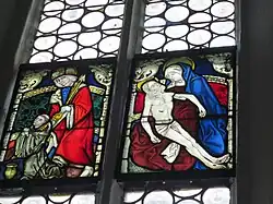 Heiliger Sebastian mit Stifter Sebastian Häfele (Abt des Klosters Ebersberg), Pietà