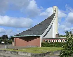 Foto von St. Ansgar (Bremerhaven-Leherheide), fotografiert 2009 von Pastor Ulrich Schmalstieg