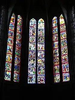 Kirchenfenster von György Lehoczky, Apsis