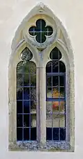 Gotisches Maßwerkfenster (Südseite, um 1500)