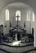 Blick auf den Altar, Ansicht vor 1960