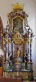 Rechter Seitenaltar in St. Gallus, Kirchzarten