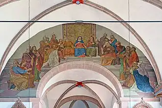 Wandmalerei Pfingstereignis