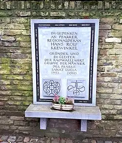 Gedenkaltar für Hans Rolf Krewinkel