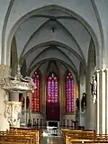 St. Lamberti mit dem Coesfelder Kreuz im Chor.