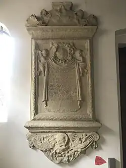 Epitaph des Bursars Christoph Berning (†&nbsp;1696)