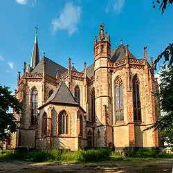 St. Peter Düsseldorf Außen Rückansicht