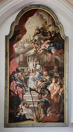 Degles Gemälde in der Bruderschaftskapelle