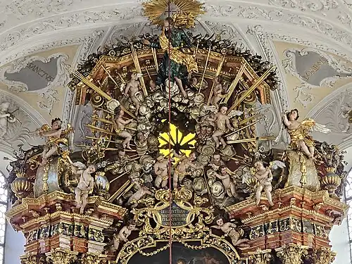 Hochaltar, Altarauszug