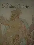 Fresko Apostel Judas Thaddäus