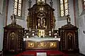 Hauptaltar der St.-Vitus-Kirche Lösnich, 2014