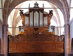 1747 fertiggestellte Orgel in der Kirche Saint-Jean-Baptiste in Saint-Jean-Saverne