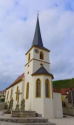 Die Kirche in Escherndorf