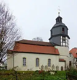 Südansicht der Uschlager Johanniskirche