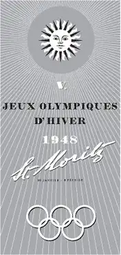 Logo der Olympischen Winterspiele 1948