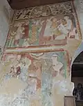 Wandmalereien in der Kirche Saint-Pierre